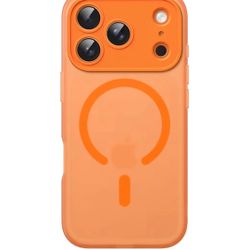 Case for 17 Pro Max 6.9” Compatible with MagSafe, Camera Lens Full Protection, Shockproof Translucent Frosted TPU Soft Phone Cover, Anti-Fi