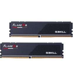 G.SKILL Flare X5 Series (AMD Expo) DDR5 RAM 64GB (2x32GB) 5200MT/s CL36-36-36-83 1.25V Desktop Computer Memory UDIMM - Matte Black (F5-5200J3636D32GX2