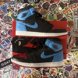Sz 8- Jordan 1 High Og- NC To Chi
