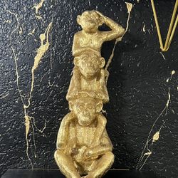 Gold Monkey Decoration