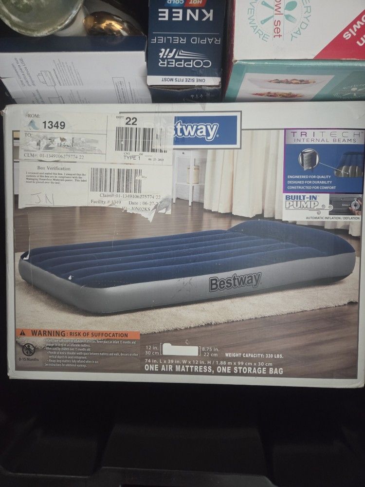 Bestway Tritech Internal Beams Air Mattress Twin