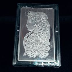 5 Oz Silver Lady Furtuna In Plastic Assayer 