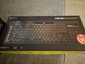 Corsair K100 Keyboard & Razer Basilisk Ultimate Wireless w/ Charging Dock