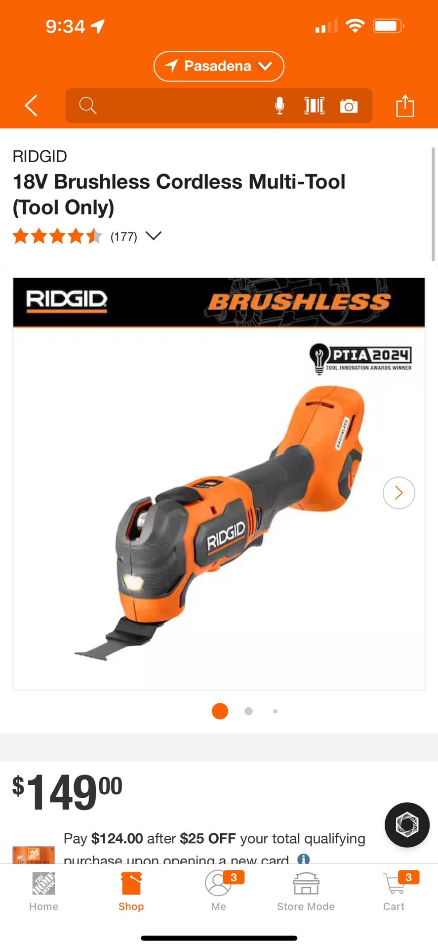 RIDGID 18v Multi-tool