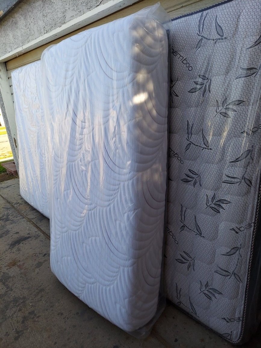 New Twin  Memory Foam Mattress Only Bed Mattresses || Colchon Para Cama Individual Solo con Esponja Memory Colchones Nuevos 