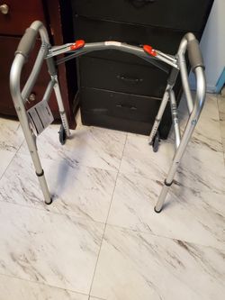 Medline Guardian Adult Walker, 5" Wheels


