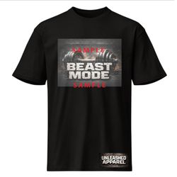 🔥 Bodybuilding "Beast Mode" XL Black Tshirt 100% Cotton/Preshrunk