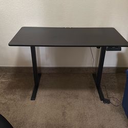 Standing desk and chair