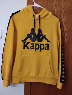 Kappa Banda Hoodie – Yellow/Black | Size Small