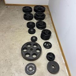 Assorted Olympic Weight Plates