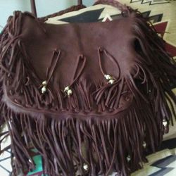 Leather Fringe Purse