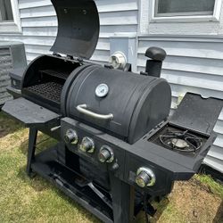 Pit Boss combo smoker and gas grill 