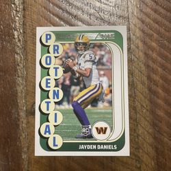 Jayden Daniels Score Potential Football Card