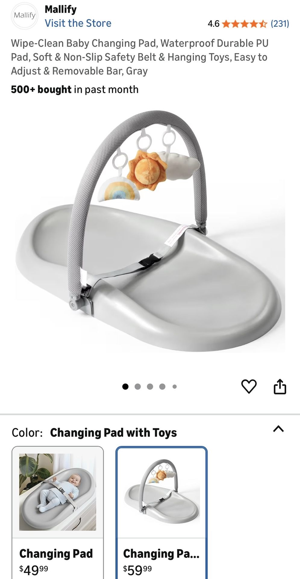 Mallify Baby Changing Pad