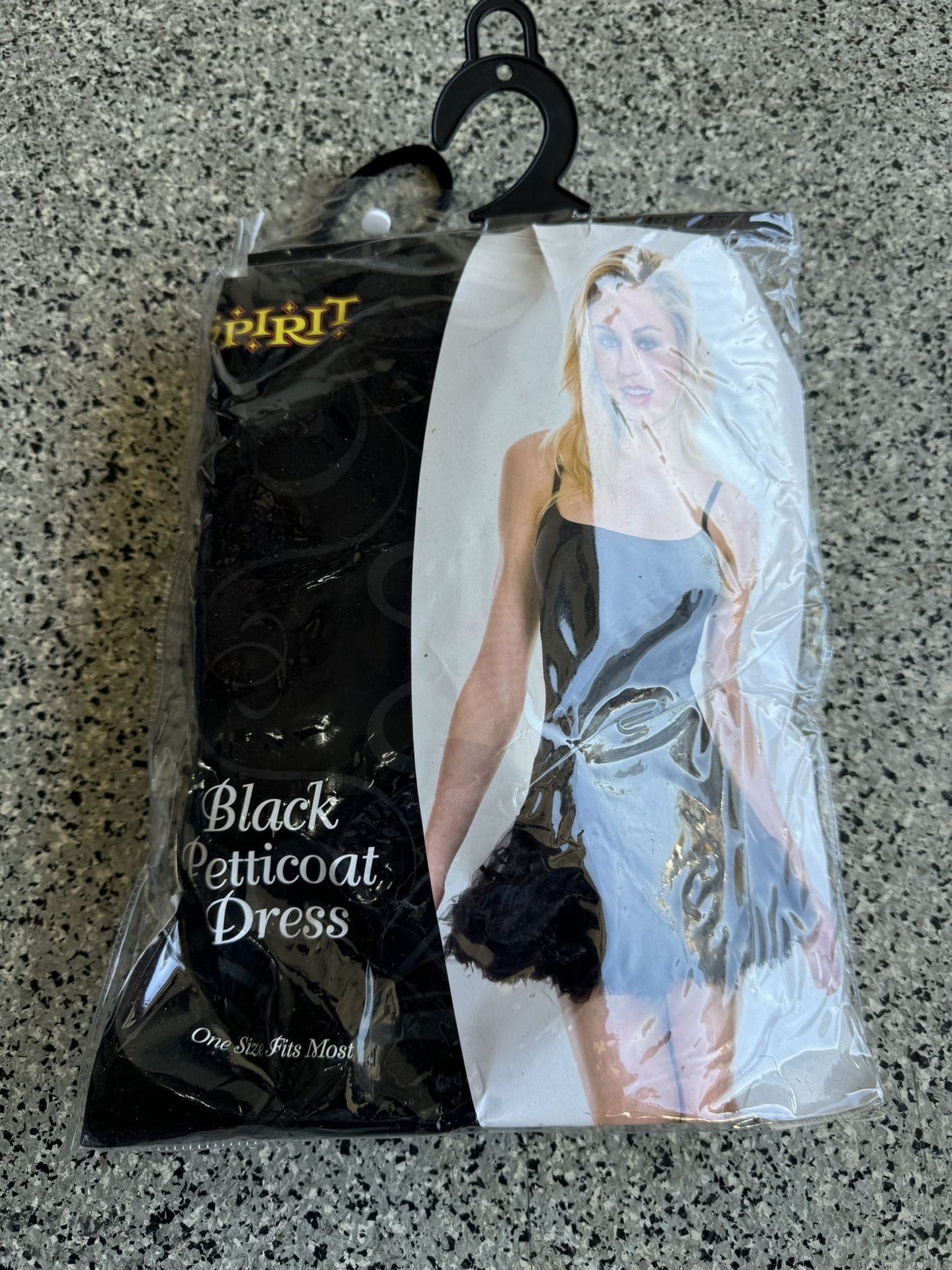 Halloween Costume Black Petticoat Dress
