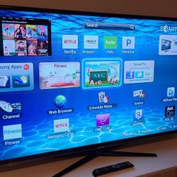 Samsung 55" Smart TV, Excellent Condition