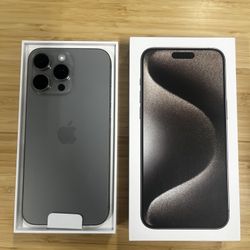 iPhone 15 Pro Max Black Titanium 