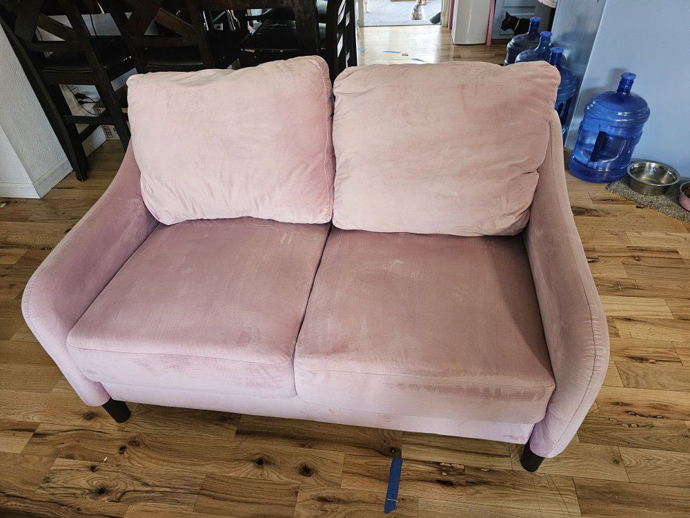 Blush Pink Sofa