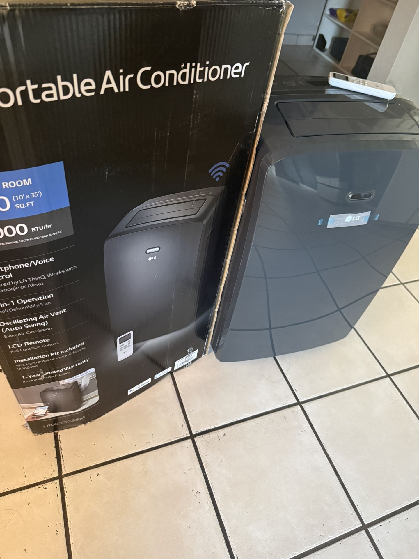 Portable air conditioner LG 8,000 BTU