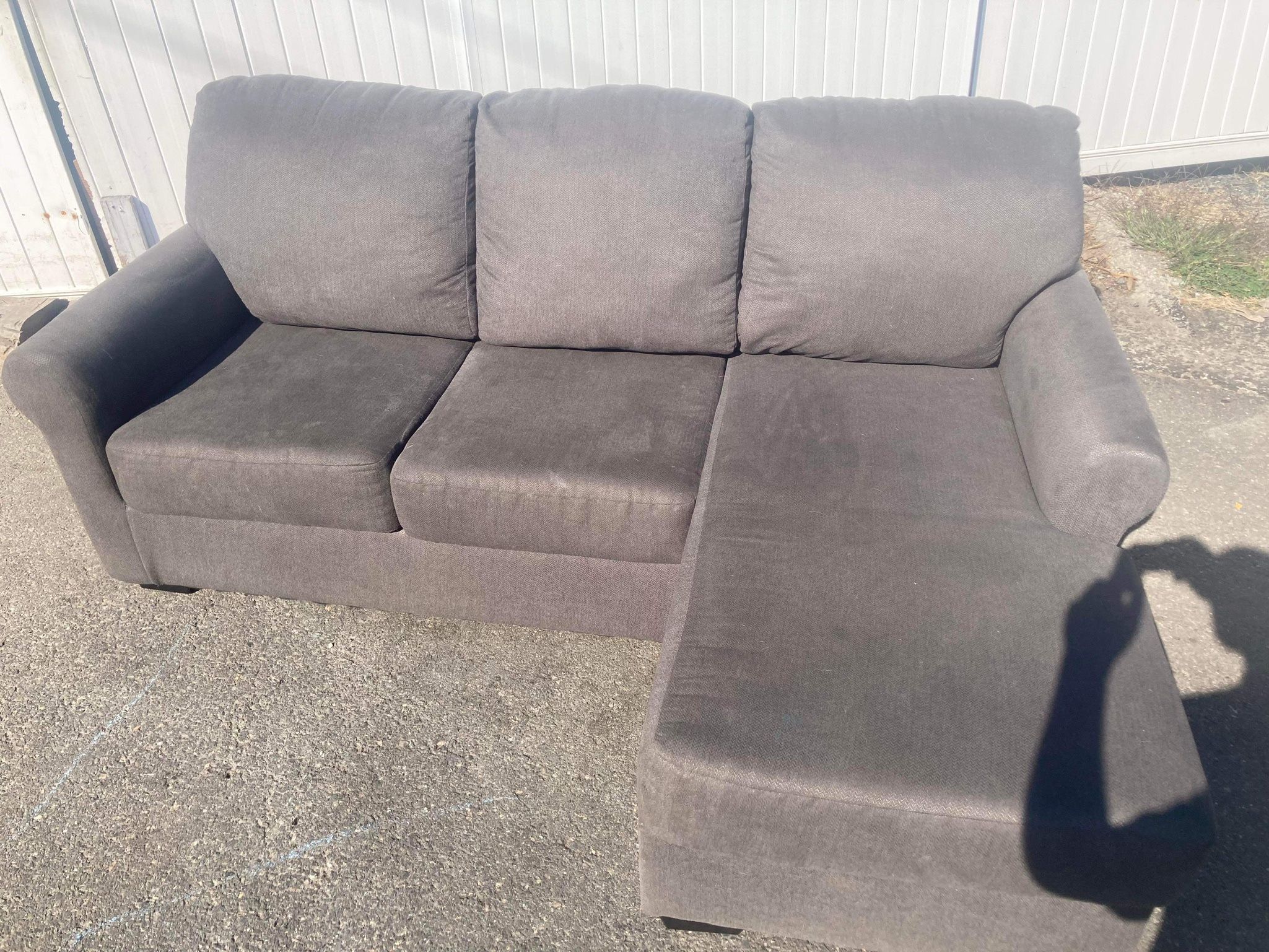 Grey L Shaped Sectional couch “WE DELIVER”