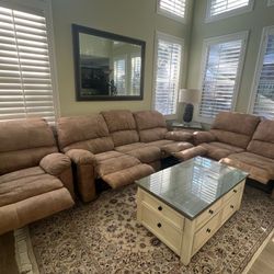 Sofa Love Seat Cofee Table And An End Table 