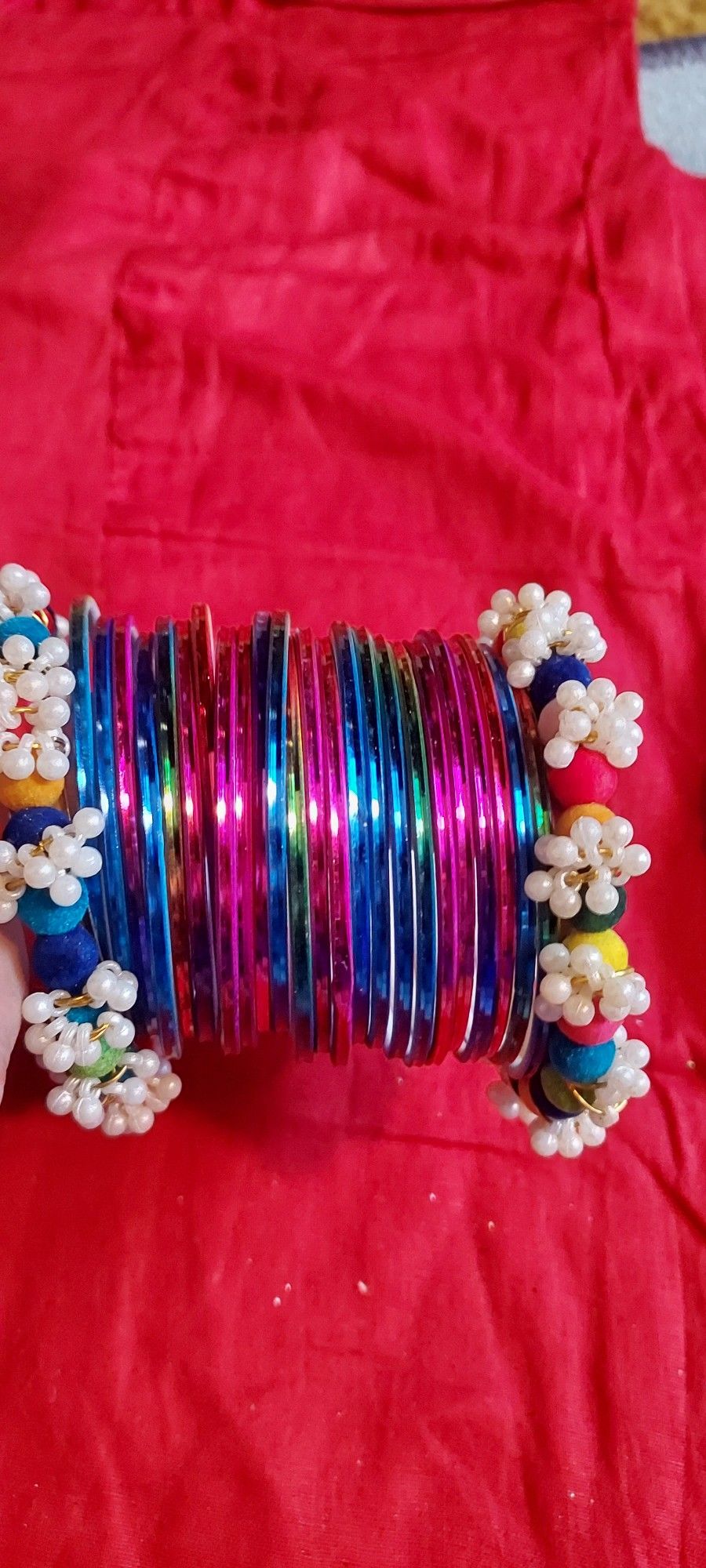 Multi Metal Bangles Set Size 2.6