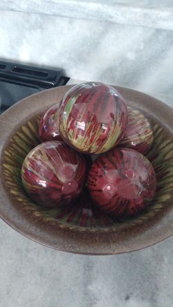 Bowl of Orbs Brown colors