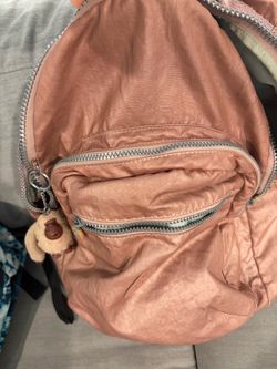 Kipling Backpack in Rose Gold