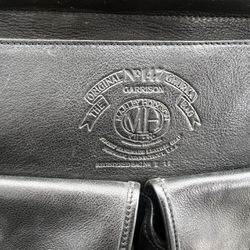 Authentic Original Ghurka Bag Garrison No. 147 Vintage Black Leather