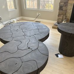  Berdhardt Coffee Table And End Tables