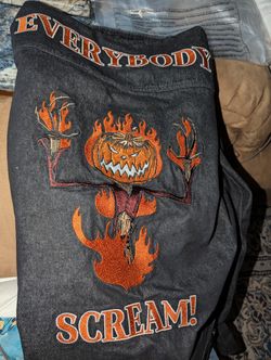 3XL Nightmare Before Christmas Denim Jacket NWT