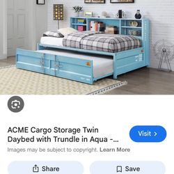 DAYBED WITH TRUNDLE BY ACME 