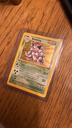 Nidoking Pokemon Card
