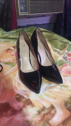 Michael Shannon Black Patent Leather Pumps