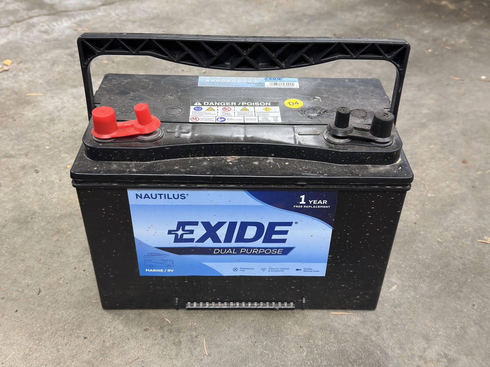 Dual Purpose Marine Battery