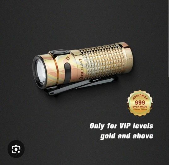 Olight Baton 4 Copper Damascus Flashlight