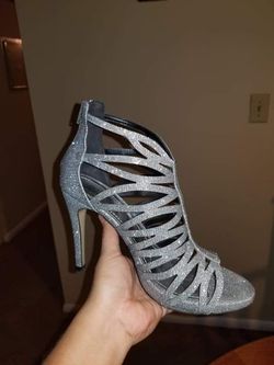 Silver Heels (Size 9)