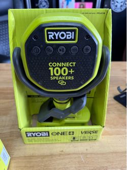 Ryobi 18v clamp speaker
