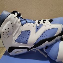 Air Jordan 6 Retro UNC White