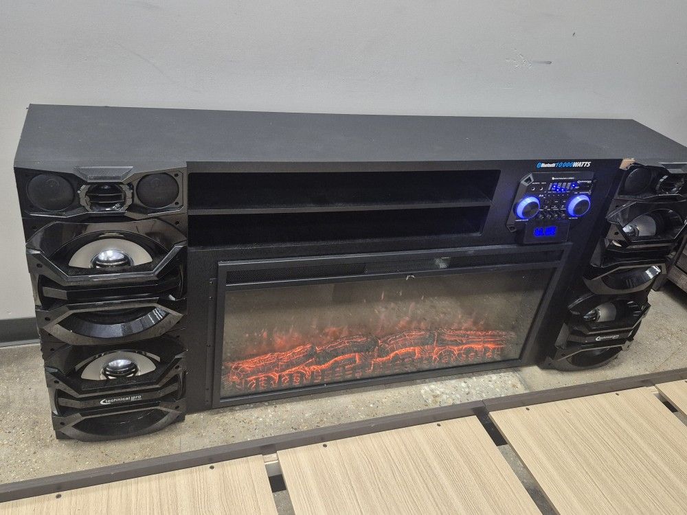 Fireplace TV Stand