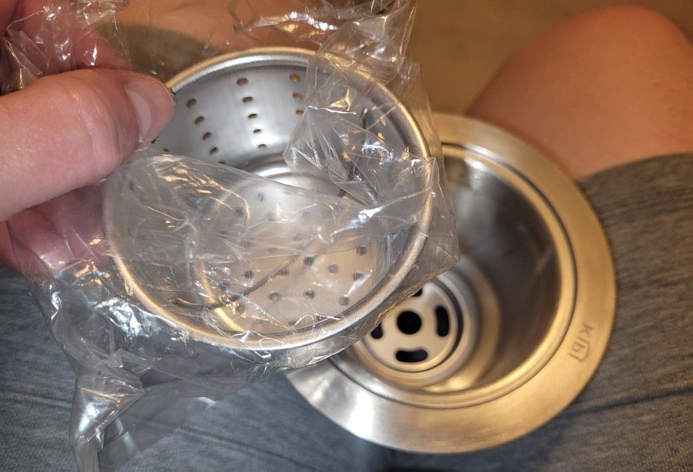 New KIBI Stainless Sink Kitchen Drain & Strainer Basket