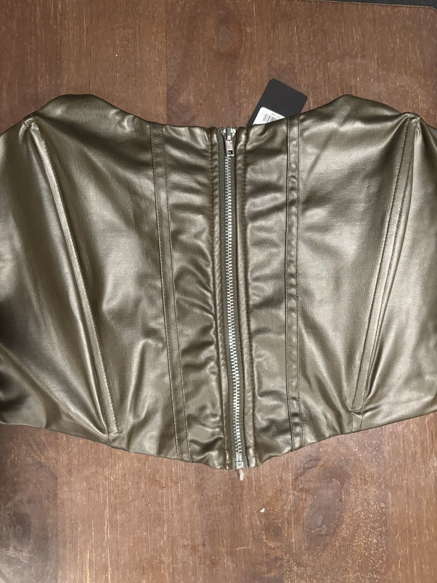 Green Corset Top