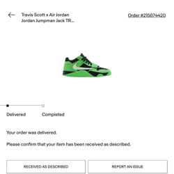 Travis Scott Trex Green Spark Size 14 Men’s 