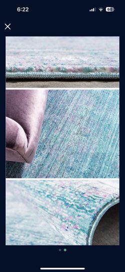 Gorgeous rug. Brand New Wrapped In Plastic. Never used. 6' x 6' Round. Price firm!