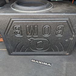  1- Q BOMB Ported Box For Single '12 