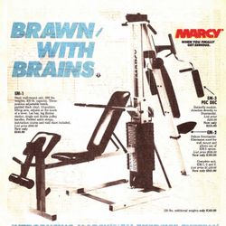 Complete Marcy System EM/1, + EM/2  + EM/3 Home Gym, 320 LB Weight Stack, very good condition