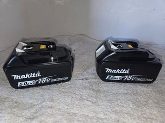 Makita 18v 5.0 Ah Battery $60 ea. Brand New (Price Is Firm)