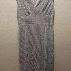 Gold Shimmer Dress Size 8