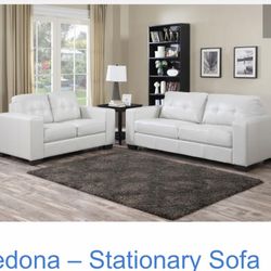 White Sofa Set 