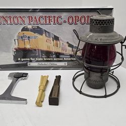 Union pacific railroad lamp